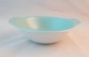 Poole Pottery Ice Green and Seagull Narrow Lugged Handled Bowls