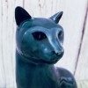 Poole Pottery Small Blue Cat