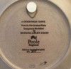 Poole Pottery Stoneware Christmas Plate,  A Christmas Carol