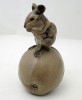 Poole Pottery Stoneware, Mouse on an Apple