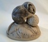 Poole Pottery Stoneware Wildlife Sculptures Vole with Strawberry