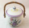 Poole Pottery Traditionally Hand Painted Biscuit Barrel