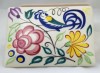 Poole Pottery Traditionally Hand Painted Cigarette Box in the ''LE'' Pattern.