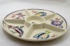 Poole Pottery Traditionally Hand Painted KUA Hors Douvres Dish