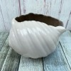 Poole Pottery Twintone Mushroom and Sepia (C54) Large Shell