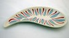Poole Pottery ''UFT'' Small Tray, Hand Painted