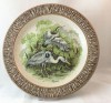 Purbeck Pottery Wildlife Decorative Plates, Herons