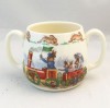 Royal Doulton Bunnykins Two Handled Cup, Train Journey