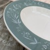 Royal Doulton Cascade Rimmed Bowl/Soup Plate, 8.5''