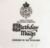 Royal Worcester, Days of the Week, Birthday Mugs, Saturday