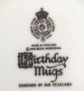 Royal Worcester, Days of the Week, Birthday Mugs, Wednesday
