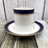 Royal Worcester Howard Cobalt Blue (Gold Trim) Coffee Cup