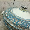 Wedgwood Turquoise Florentine Lidded Serving Dish