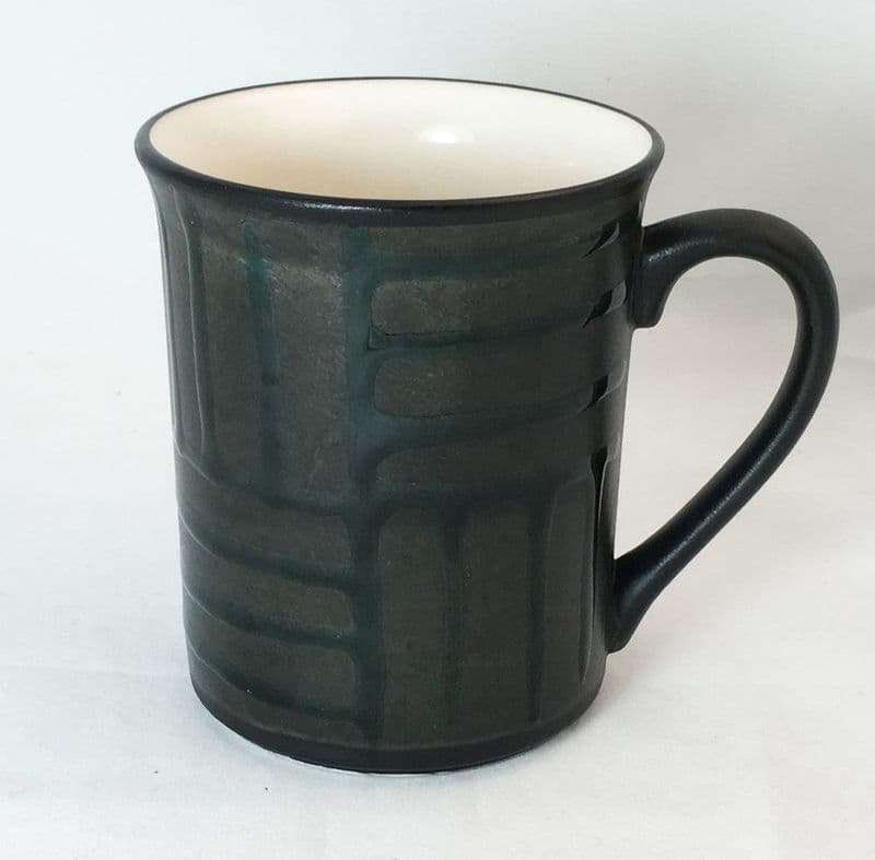 Poole Pottery Black Mugs