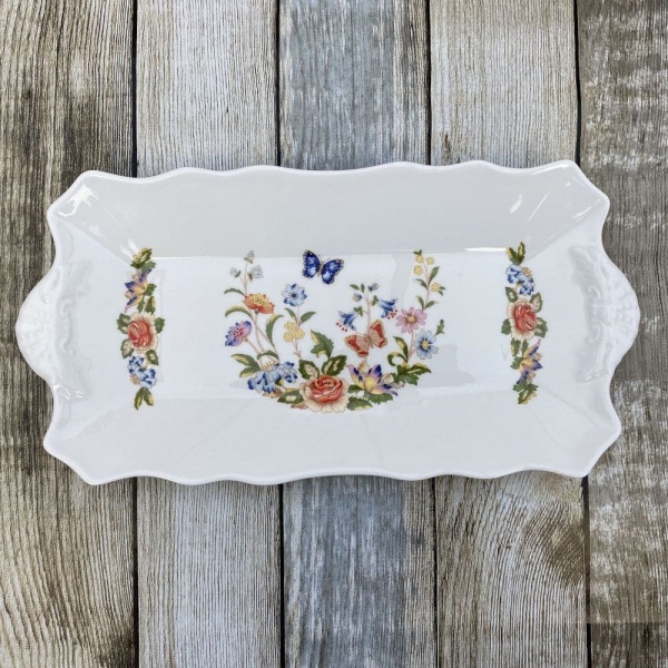 Aynsley Cottage Garden Sandwich Tray (Shaved Corners)