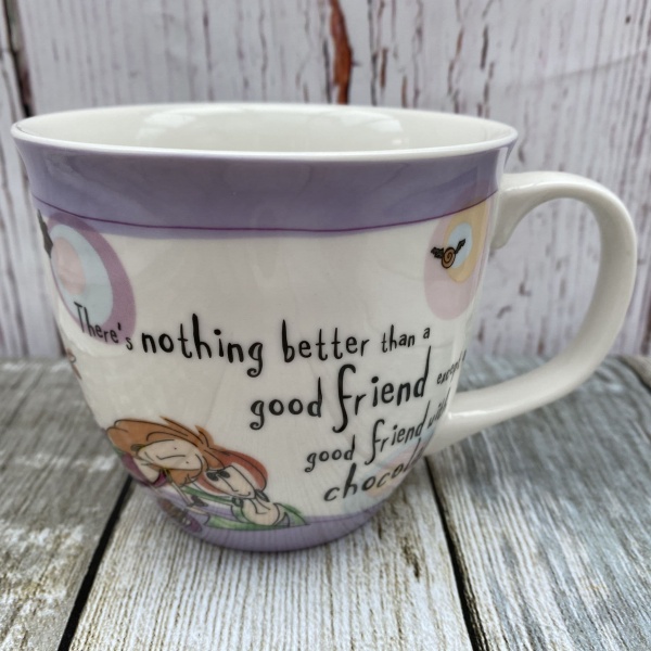 Creative Tops Born To Shop Hot Chocolate Mug ''...a good friend with chocolate!''