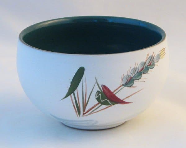 Dby Pottery Greenwheat Large Open Sugar Bowl