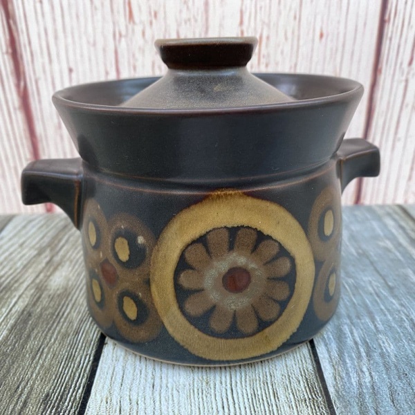 Denby Arabesque Lidded Handled Soup Dish