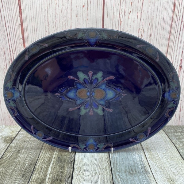 Denby Baroque Oval Platter, 14.5''
