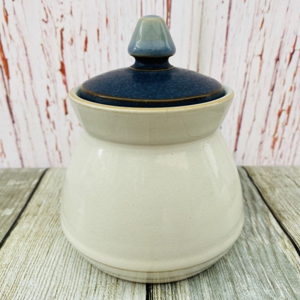 Denby Blue Jetty Lidded Sugar Bowl