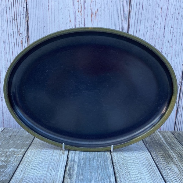 Denby Bokhara/Kismet Oval Platter, 12.75''