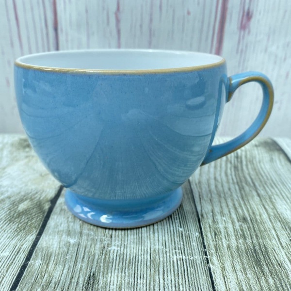 Blue Jetty Flat Cup & Saucer Set by Denby-Langley