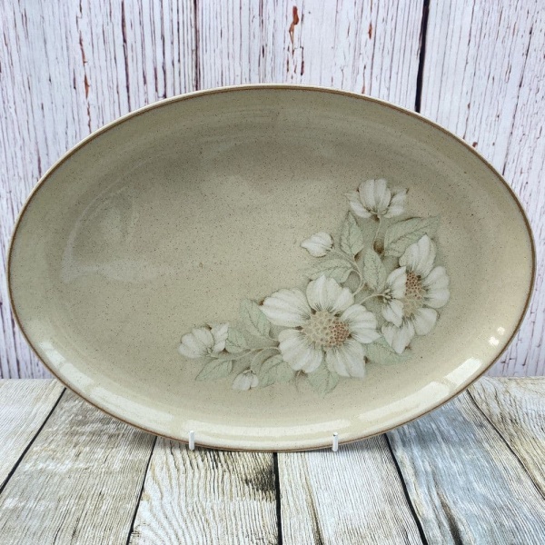 Denby Daybreak Oval Serving Platter