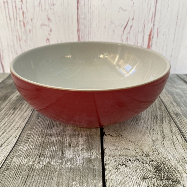 Denby Everyday Red Salsa Cereal/Soup Bowl (Grey)