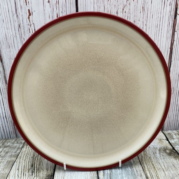 Denby Everyday Red Salsa Dinner Plate (Cream)