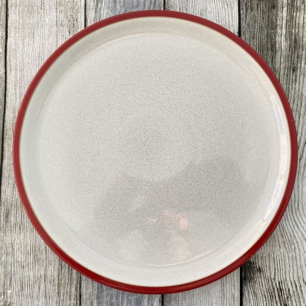 Denby Everyday Red Salsa Dinner Plate (Grey)