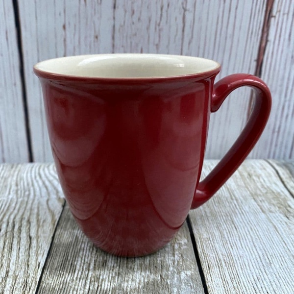 Denby Everyday Red Salsa Mug (Cream)