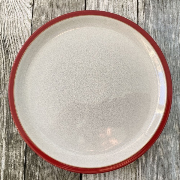 Denby Everyday Red Salsa Salad/Breakfast Plate (Grey)