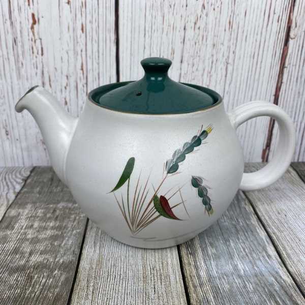 Denby Greenwheat Teapot, 2.25 Pints