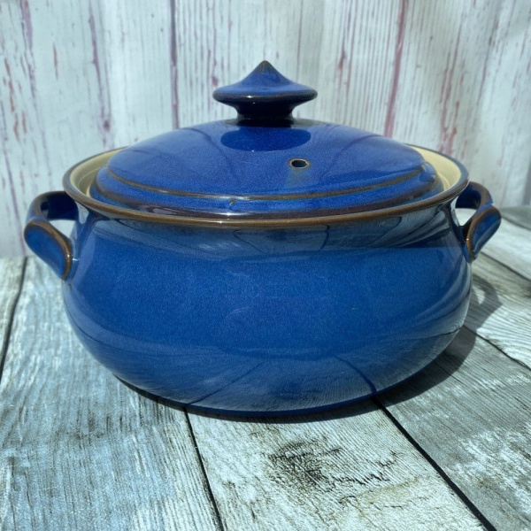 Denby Imperial Blue Lidded Vegetable Dish