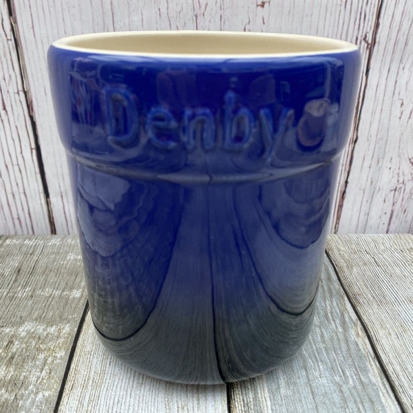 Denby Imperial Blue Utensil Jar