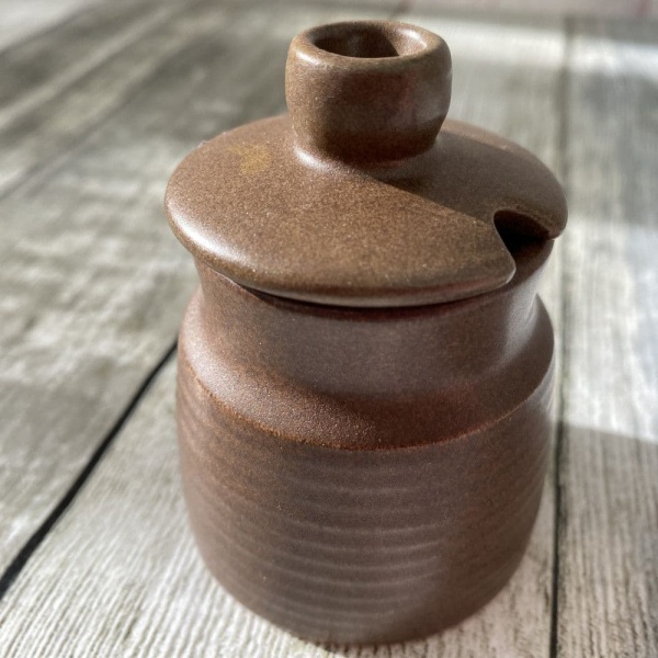 Denby/Langley Pottery Mayflower Mustard Pot
