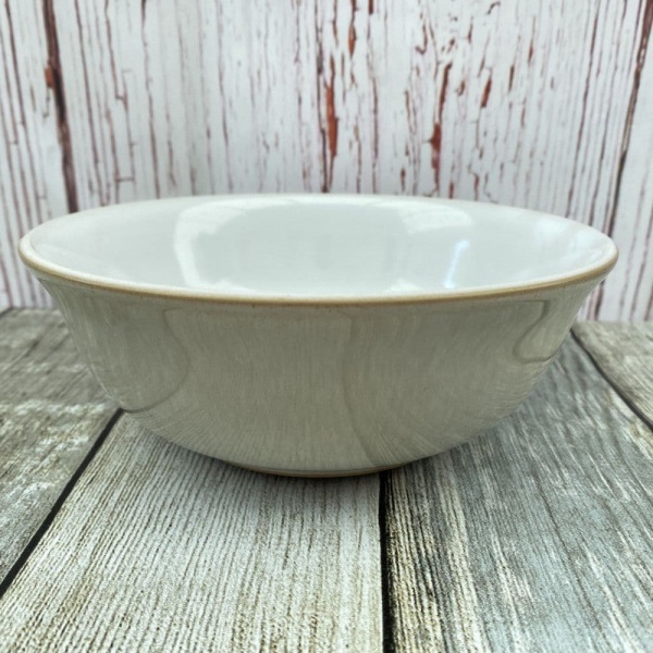 Denby Linen Cereal/Soup Bowl (White Interior)