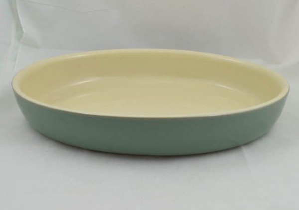 Denby Manor Green Roasting Dish, Oval, 12.5''