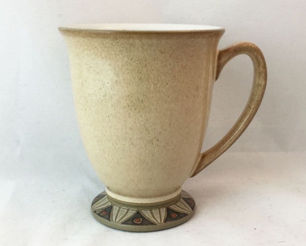 Denby Pottery Batik Mugs, Sand