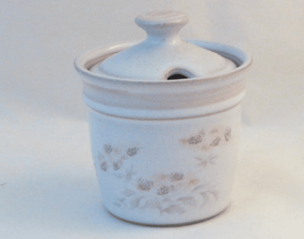 Denby Pottery Brittany Lidded Mustard Pots