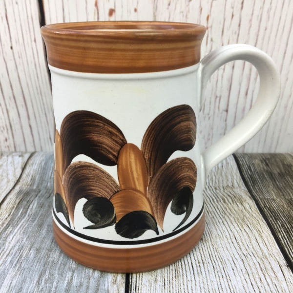Denby Pottery Brown Hand-painted Mug (Inspired by Six of the Best)