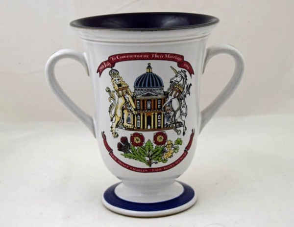 Denby Pottery Charles and Diana Loving Cup/Tankard