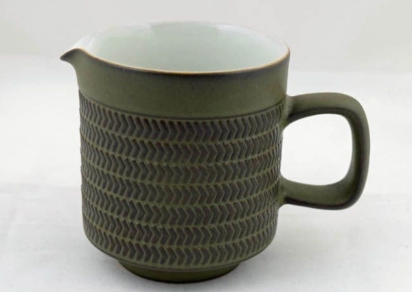 Denby Pottery Chevron Medium Sized Milk Jugs
