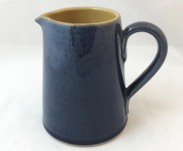 Denby Pottery Cottage Blue. Three Quarter PInt Jugs