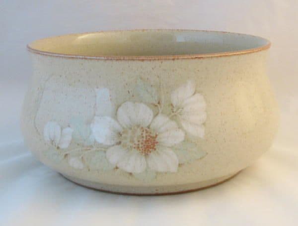 Denby Pottery Daybreak Smaller Open Salad/Fruit Serving Bowls