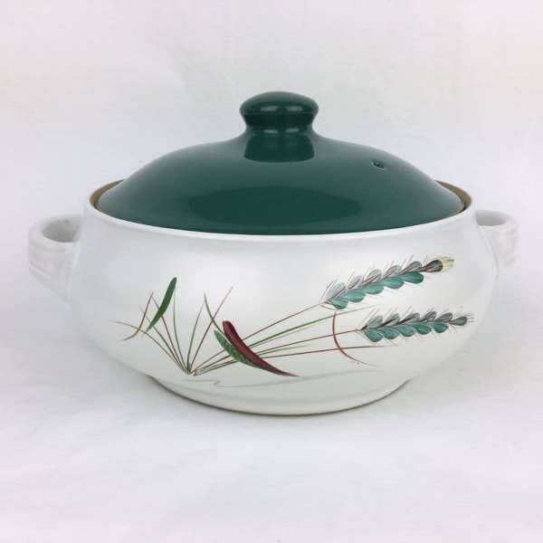 Denby Pottery Greenwheat Four Pint Casserole Dish