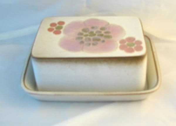 Denby Pottery Gypsy Lidded Butter Dishes