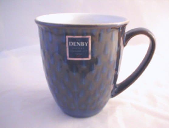 Denby Pottery Imperial Blue Decorative Beakers