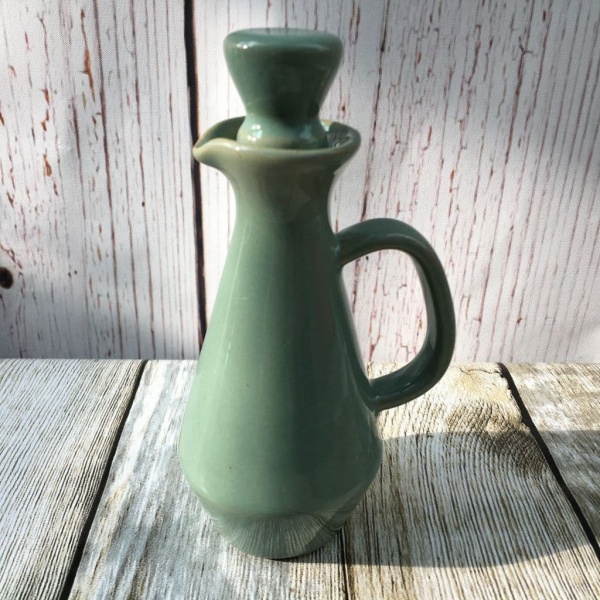 Denby Pottery Manor Green Oil/Vinegar Bottle (Green Top)
