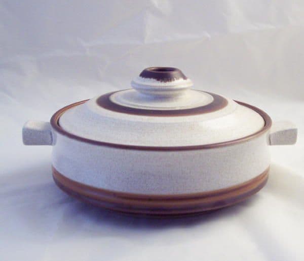Denby Pottery Potters Wheel Lidded Serving Dishes